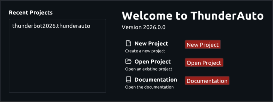 ThunderAuto Welcome Page
